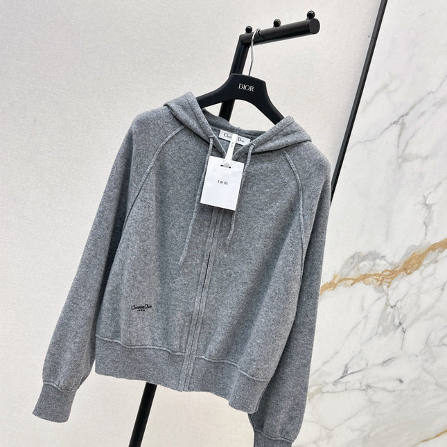 DIOR 25S FLORAL EMBROIDERED HOODIE 592