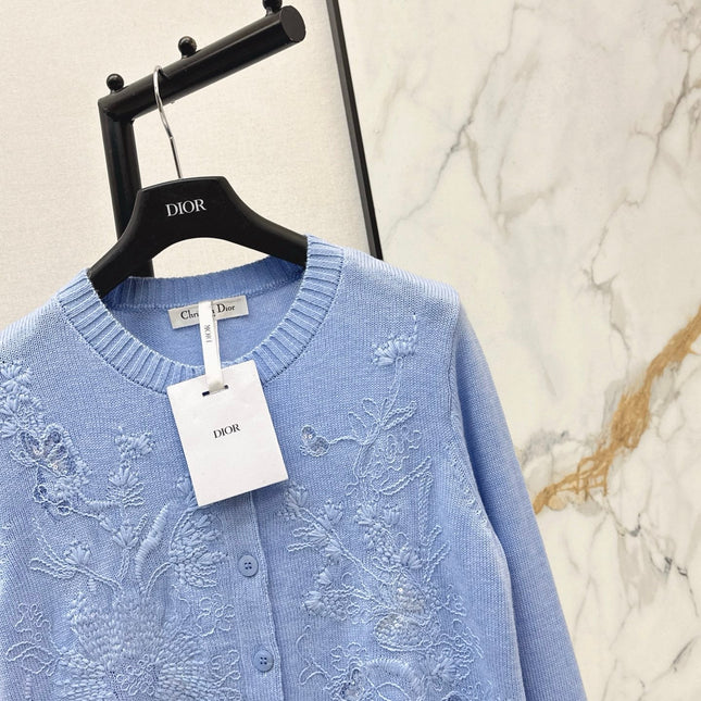DIOR 25S ROUND-NECK CARDIGAN 540