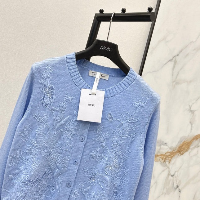 DIOR 25S ROUND-NECK CARDIGAN 540