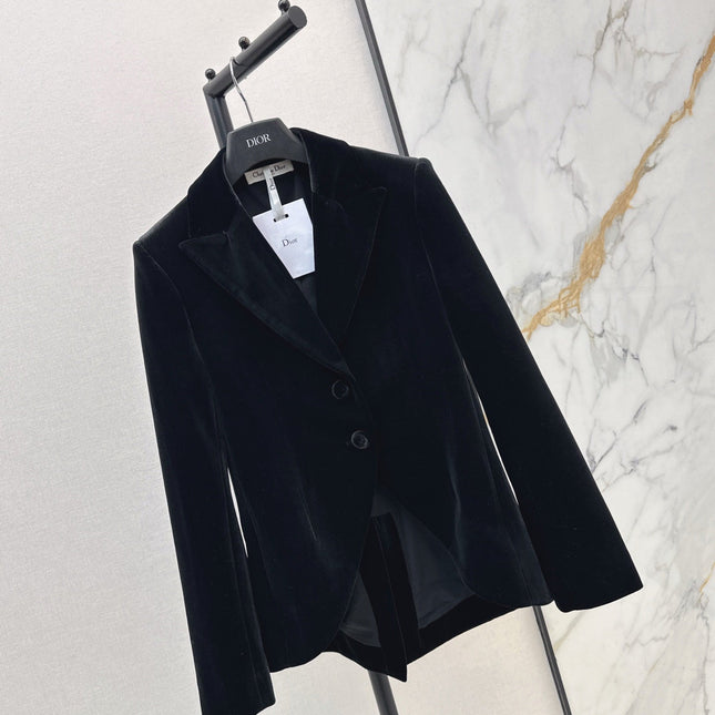 DIOR 25S VELVET BLAZER 523