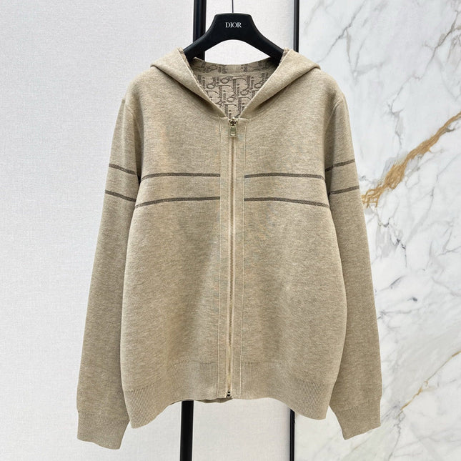 DIOR 25S ZIP-UP KNIT JACKET 544