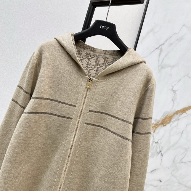 DIOR 25S ZIP-UP KNIT JACKET 544