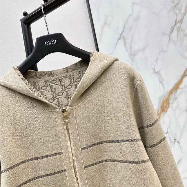 DIOR 25S ZIP-UP KNIT JACKET 544