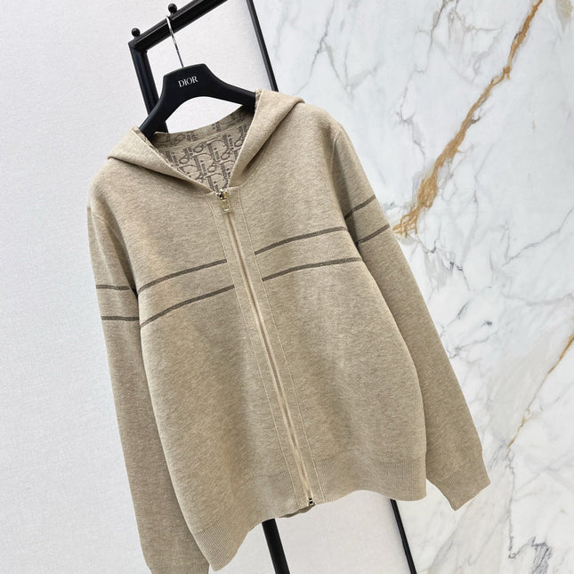 DIOR 25S ZIP-UP KNIT JACKET 544