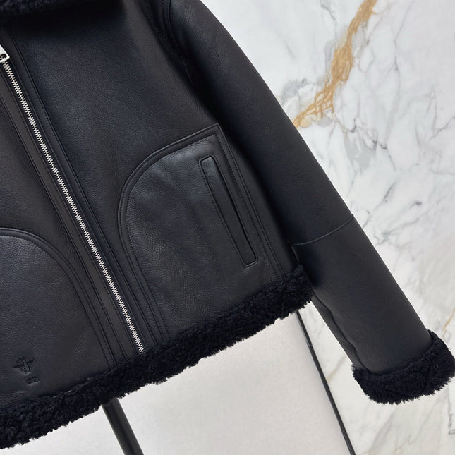 DIOR 25S SHERPA-COLLAR JACKET 542