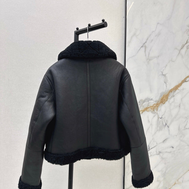 DIOR 25S SHERPA-COLLAR JACKET 542