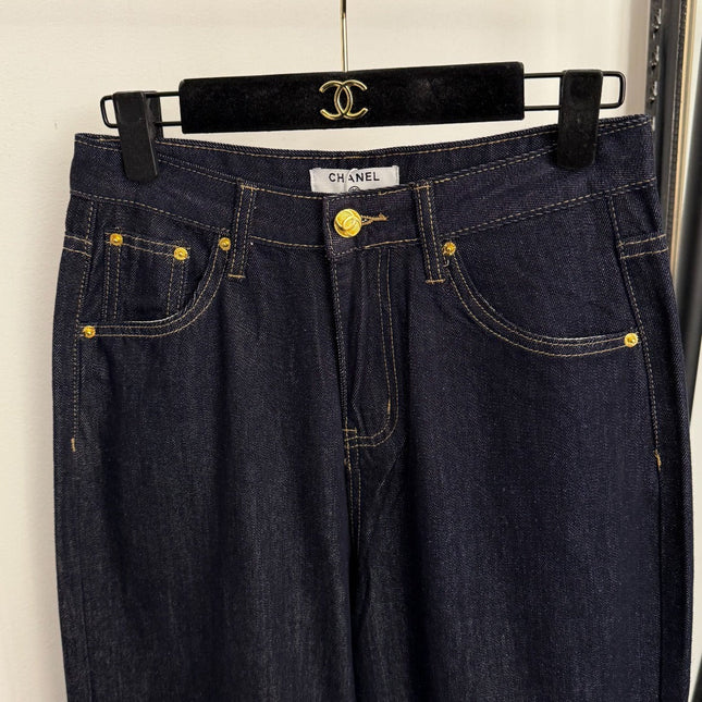 CHANEL 25S HIGH-WAISTED SKINNY JEANS 565