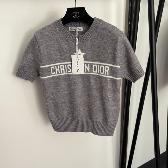 DIOR 25S SHORT-SLEEVE SWEATER 652