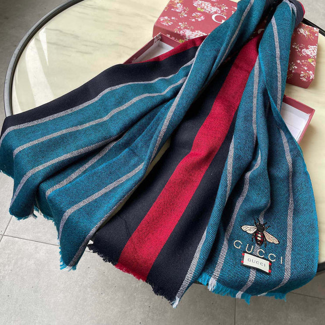 SCARF 200 CM IN COLORFUL CASHMERE 402211