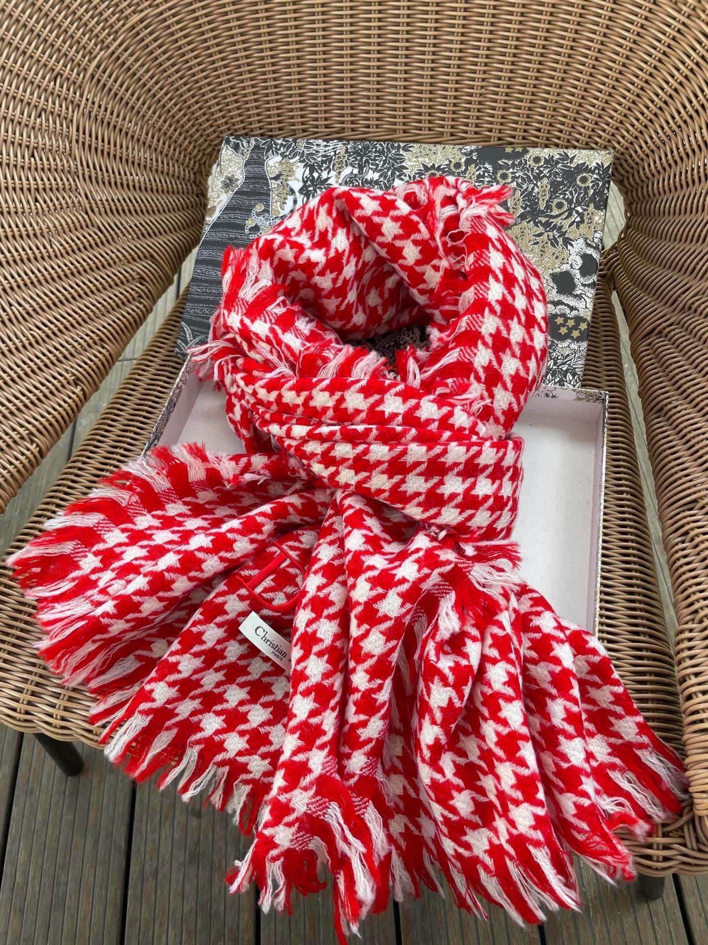 DIOR 26S SCARF 200CM IN CASHMERE 163806