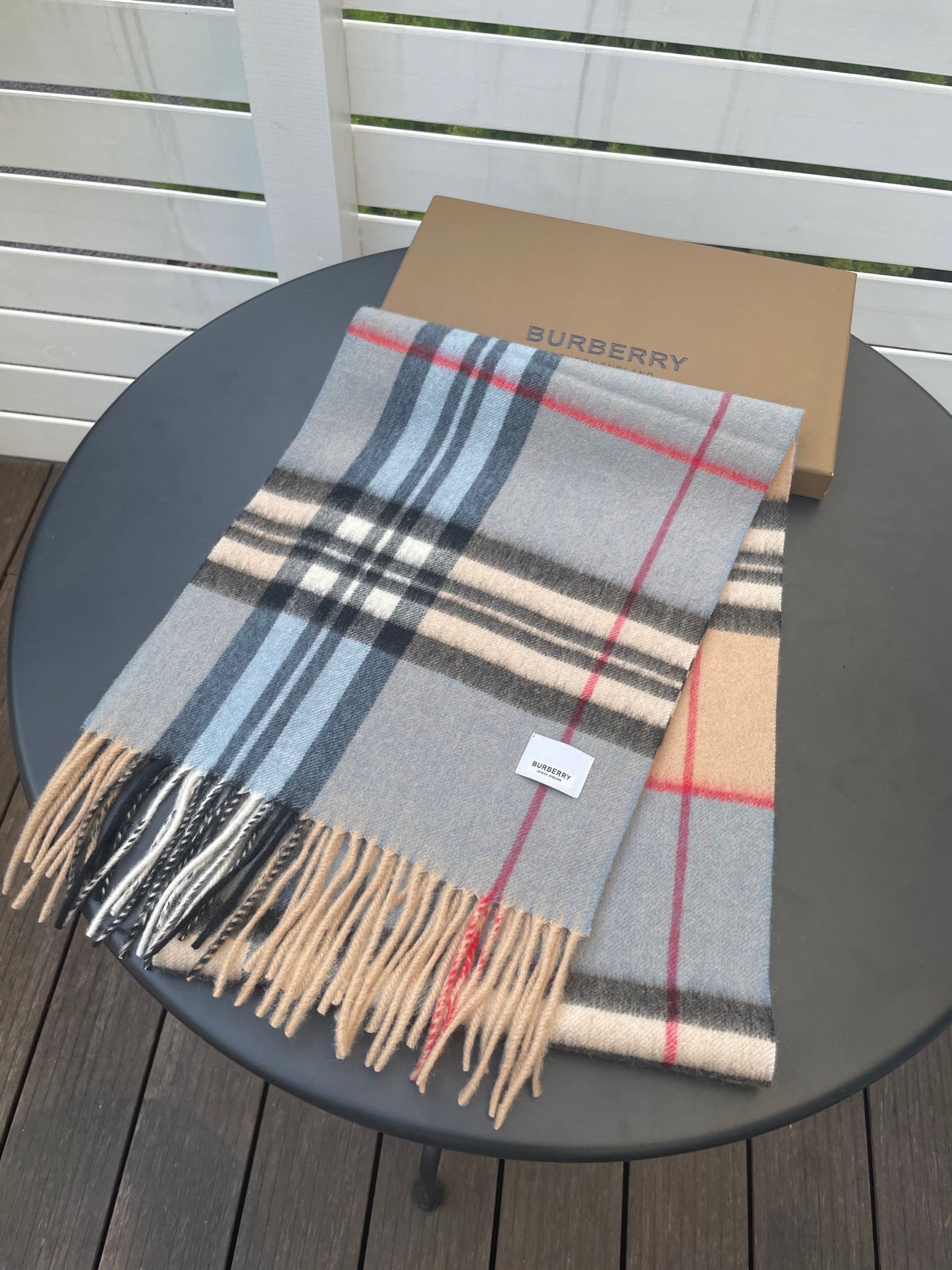 BURBERRY 26S SCARF 168CM IN CASHMERE 163808