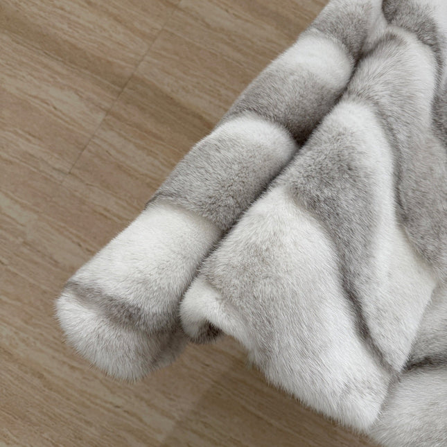 DIOR 25S STAND-COLLAR MINK FUR JACKET 778