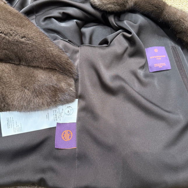 DIOR 25S STAND-COLLAR MINK FUR JACKET 776