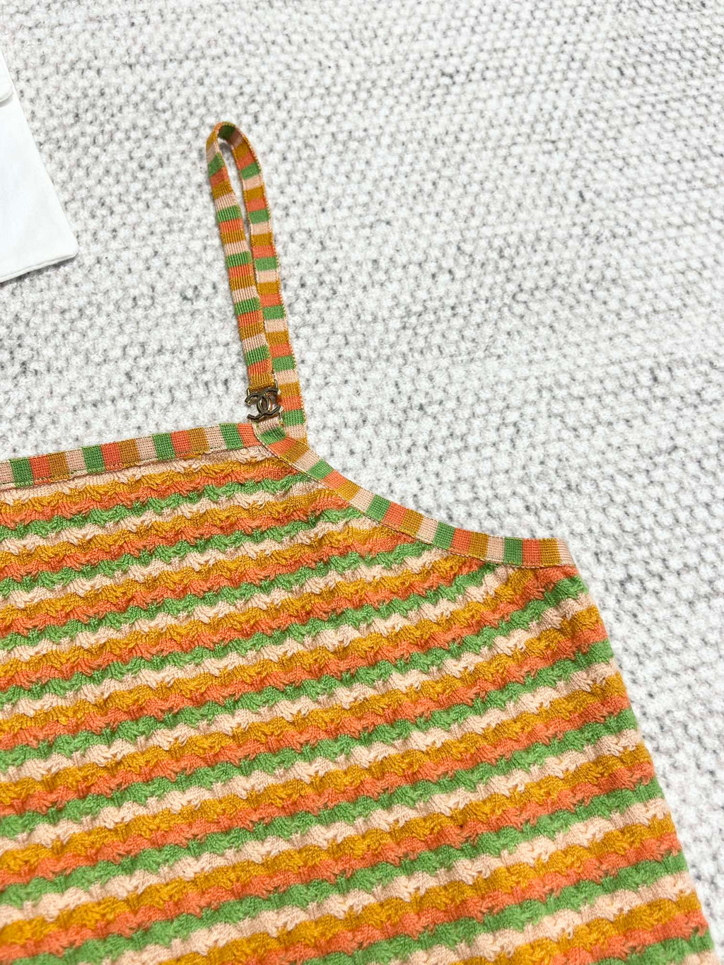 CC Tank Top Multicolor Wool Cashmere
