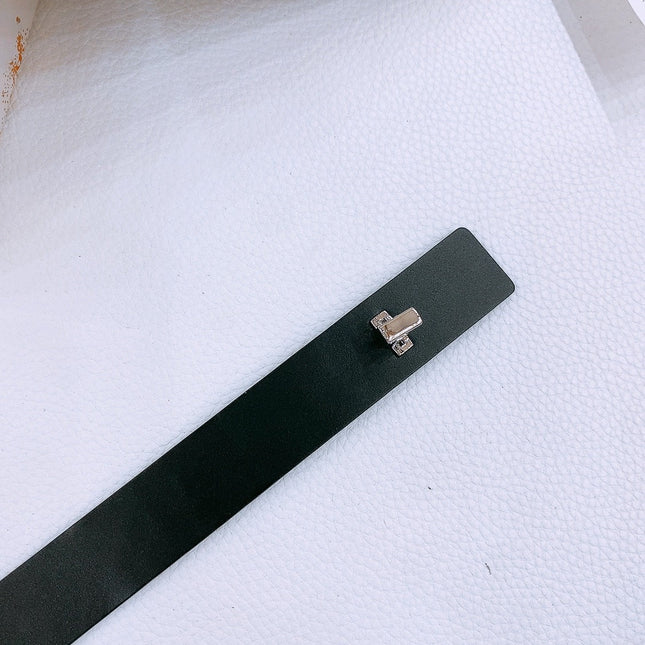 DIOR 25S BELT 25 MM IN BLACK CALFSKIN 561821