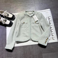 CELINE 25S SHORT KNIT JACKET 0075